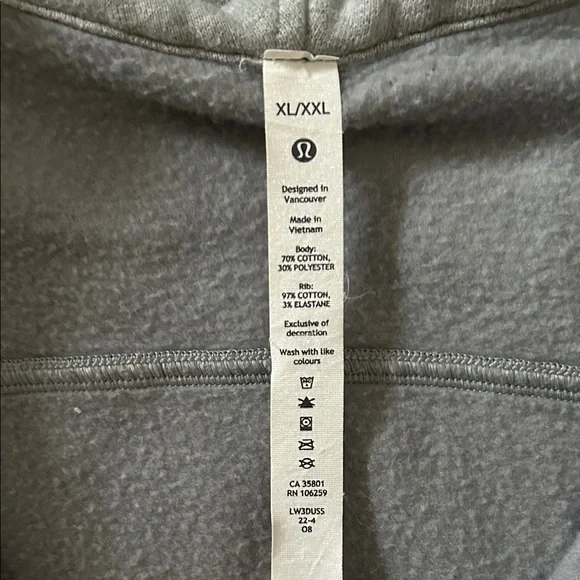 lululemon athletica Heather Gray Women's Hoodie - Picture 2 of 10
